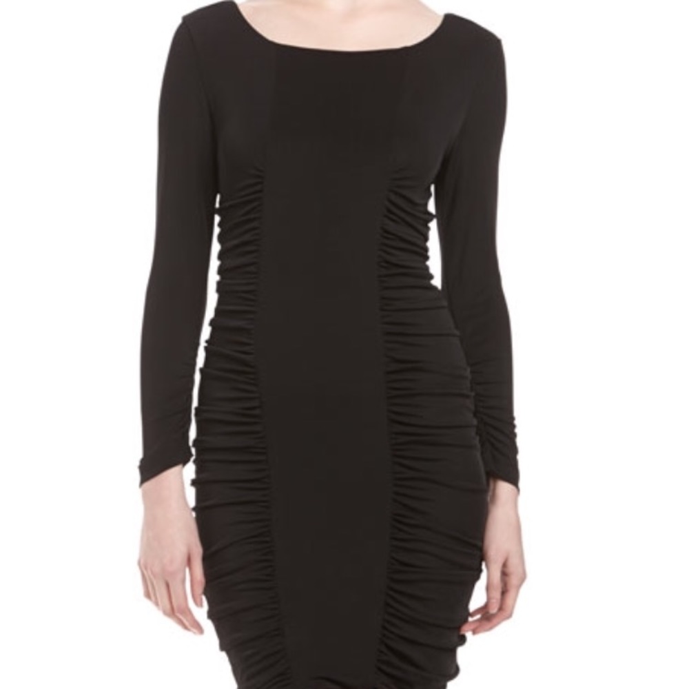 BCBGMaxAzria Janeeva Ruched Side Dress